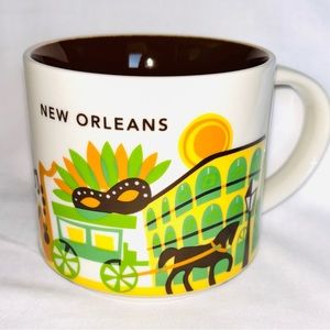 Starbucks YAH Coffee Mug New Orleans Louisiana You Are Here 2016 Saxophone